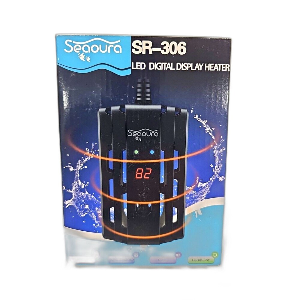 Seaoura SR-306 LED Display Aquarium Heater  100W * 10-20 Gallon Tank New